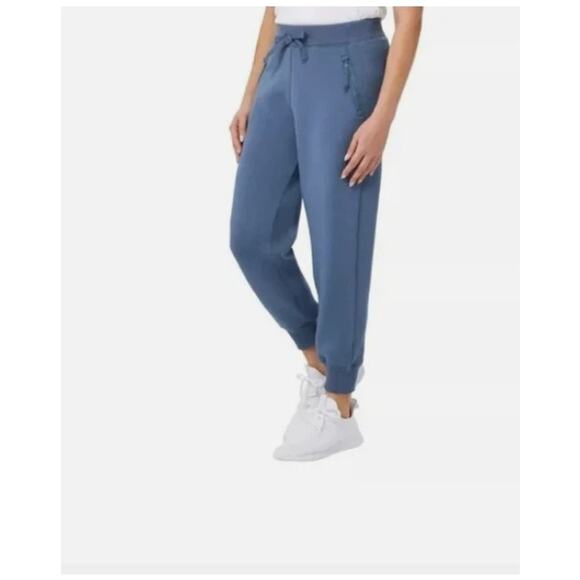 Kirkland Signature Ladies Active Jogger Pants, Blue Small - Picture 2 of 3